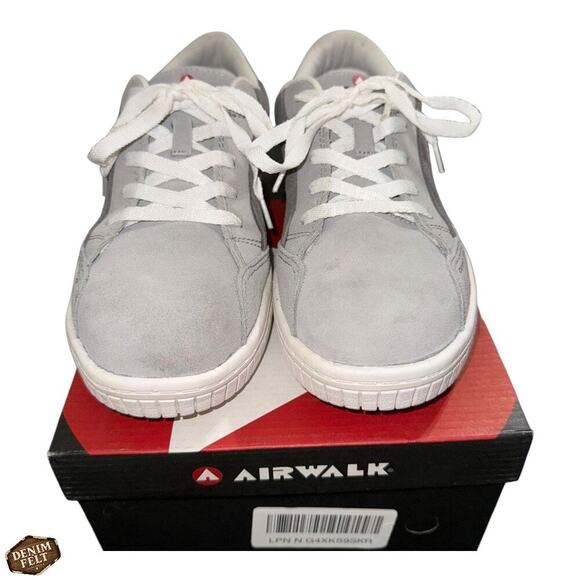 Airwalk Camino Women’s Grey Safety Toe Shoes – Size 8 WIDE – Slip Resistant NEW - Picture 8 of 15